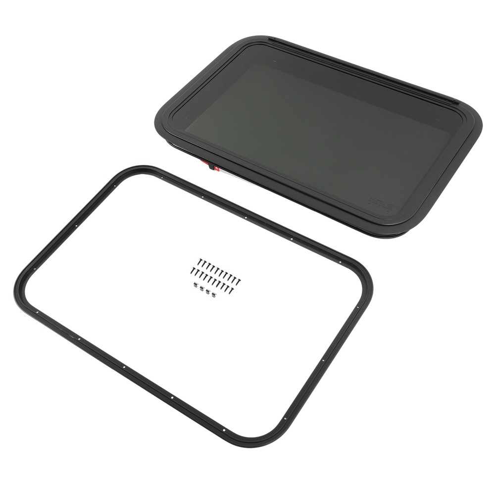 30"x20" Emergency Push Out Exit Window Tinted Glass w/Trim For RV Camper Window