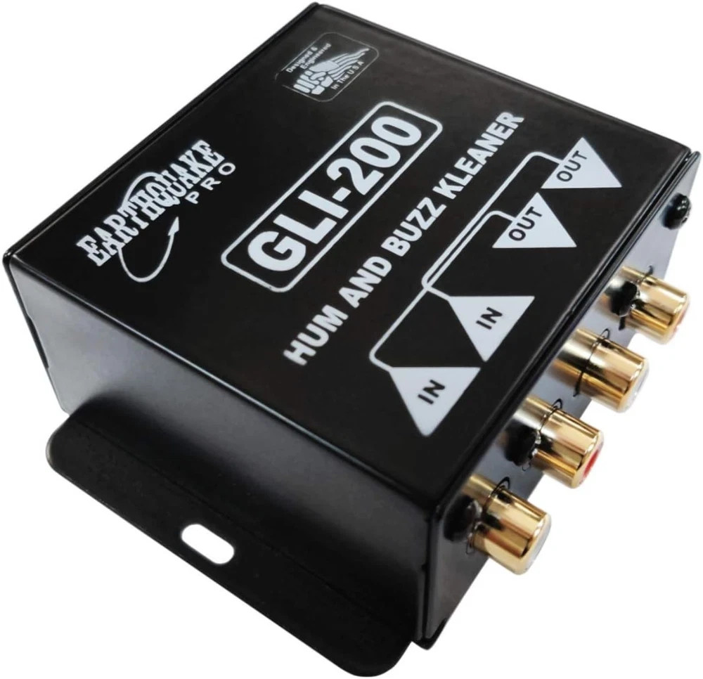 Ground Loop Isolator RCA Hum Buzz Eliminator Surface Mount for Audio Systems