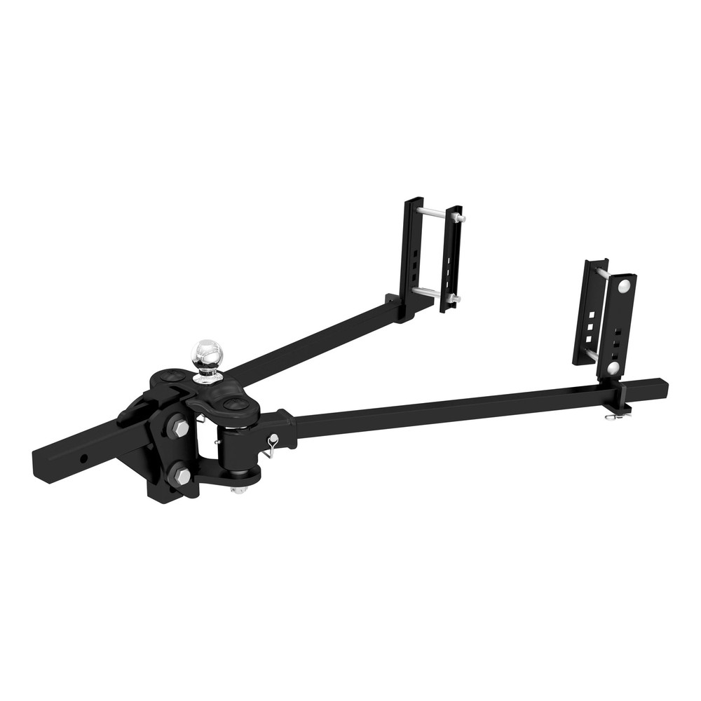 Curt TruTrack 4P Weight Distribution Hitch w/ 4x Sway Control, 10-15K 2in Shank