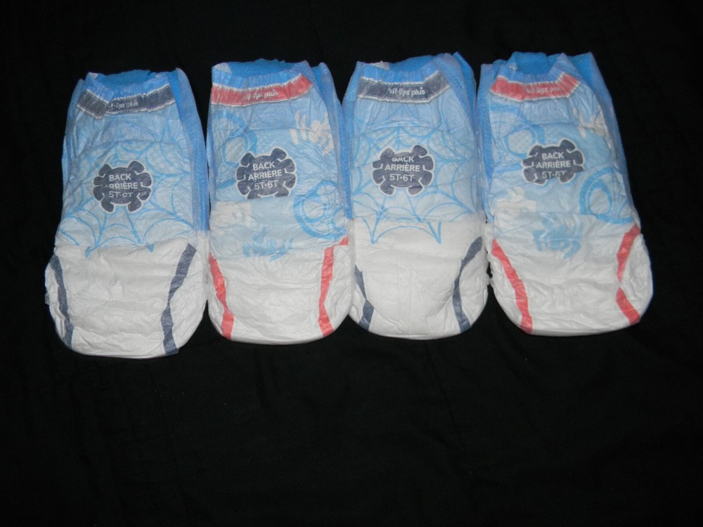 4 sample Huggies Pull-ups 5t-6t over 46-60 Lbs.