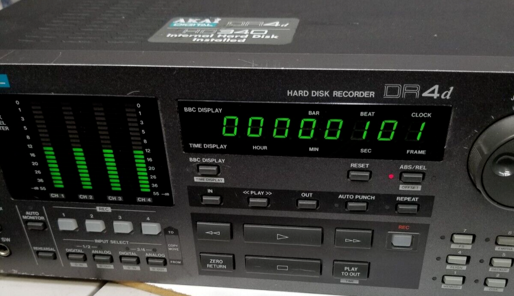 Akai DR4d Hard Disk Recorder, NO Hard Drive