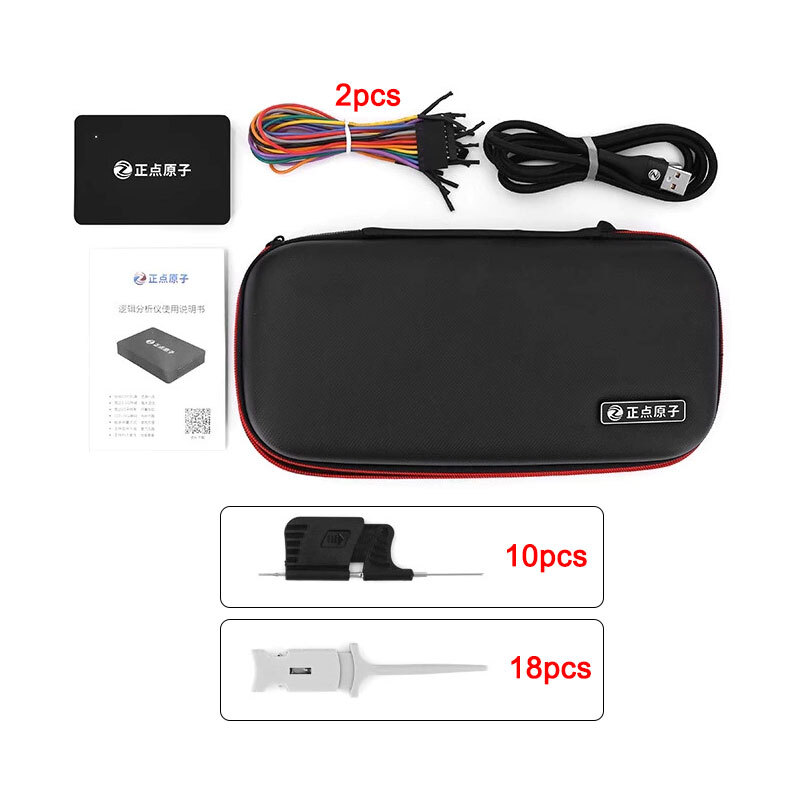 250MHz Buffer Logic Analyzer USB 16CH Support PWM Out and RLE Compression DL16