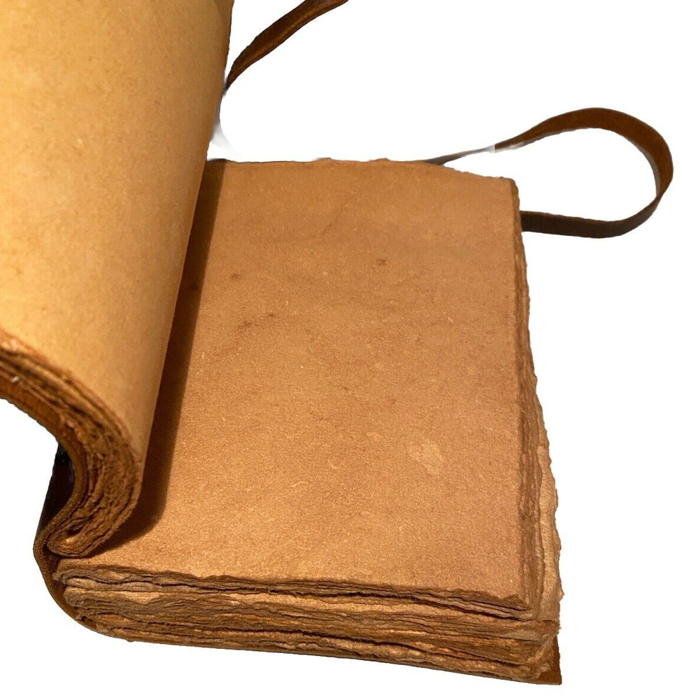 JAMES LEATHER CO HANDMADE LEATHER DIARY / JOURNAL NWOT
