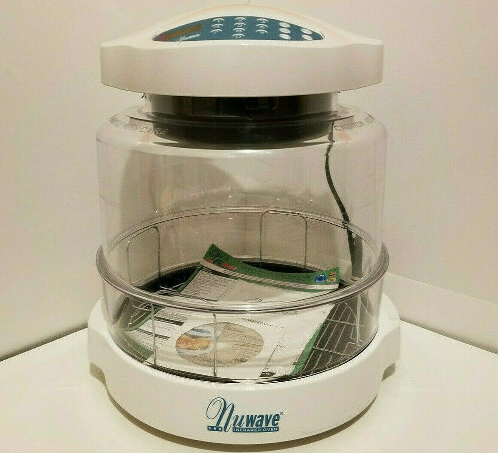 Nuwave Pro Infrared Oven Model 20342 White/Blue With Extention Ring