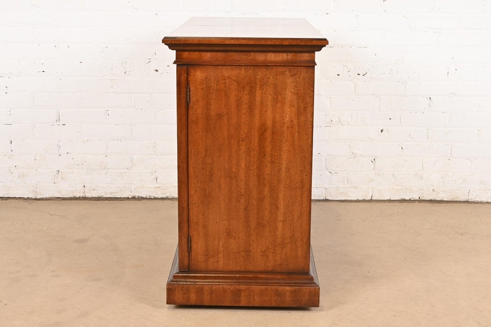 Regency Walnut Expanding Top Buffet Server or Bar Cabinet by Mount Airy