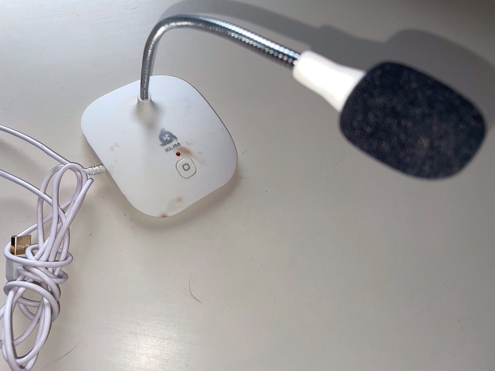 KLIM Talk USB Desk Microphone For PC Or MAC -USED, WORKS