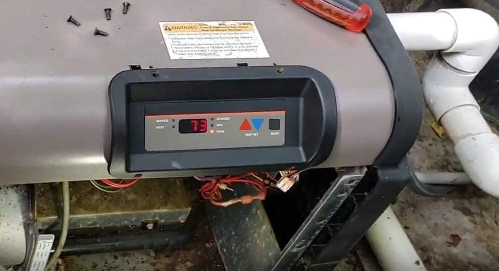 FdXLBKP193 Pool Heater Control Panel Keypad Membrane Switch for Hayward H100ID1