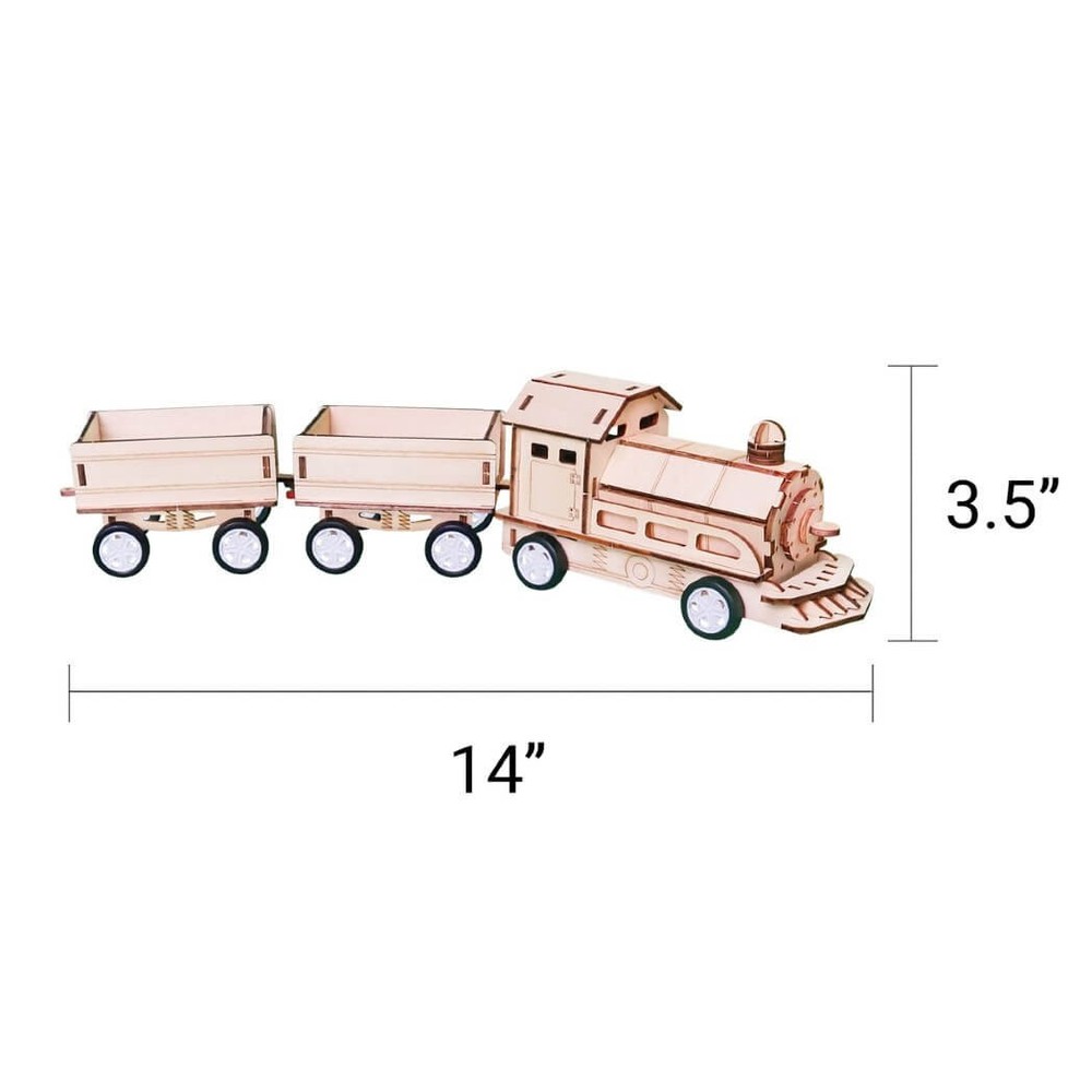 Kitsville Educational STEM Toy, Train DIY Kit