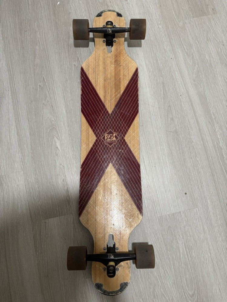 db coreflex compound technology flex three 48 in drop through complete longboard