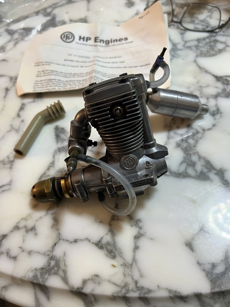 HP VT 49 4 Stroke RC Airplane Engine Used Untested Clean