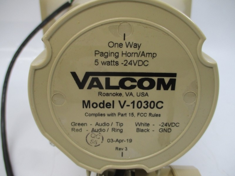 VALCOM V-1030C 24VDC NSMP
