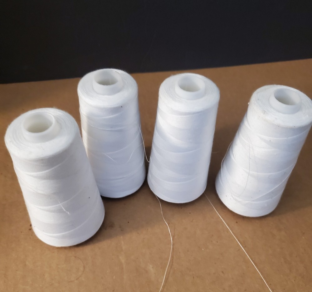Surelock Polyester Thread for Sewing Embroidery Machine  !!  Set Of 4Used !!