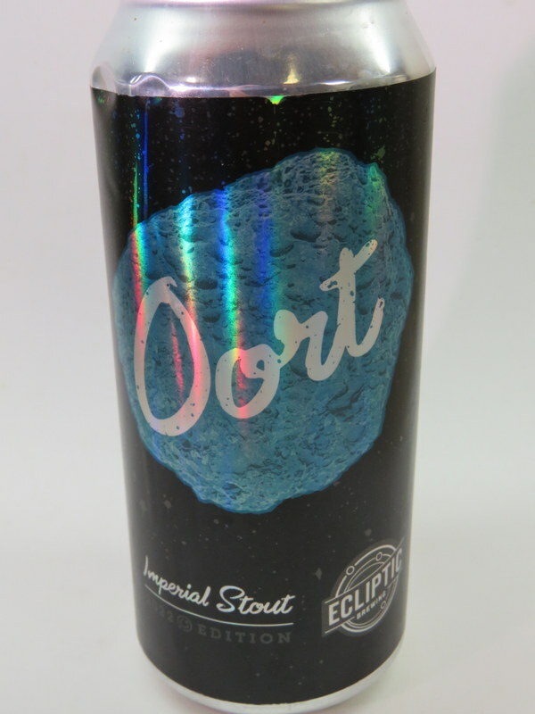 Craft BEER Empty Can: ECLIPTIC Brewing Co Oort Imperial Stout ~ Portland, OREGON