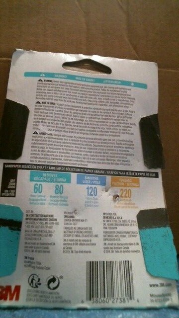 3M Ultra Durable 60 Grit Sanding Sheets (27381) FS
