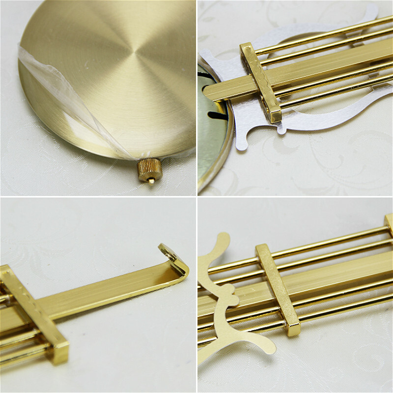 DIY Traditional Gold Clock Pendulum Movement Replacement Part Repair Tools Kit