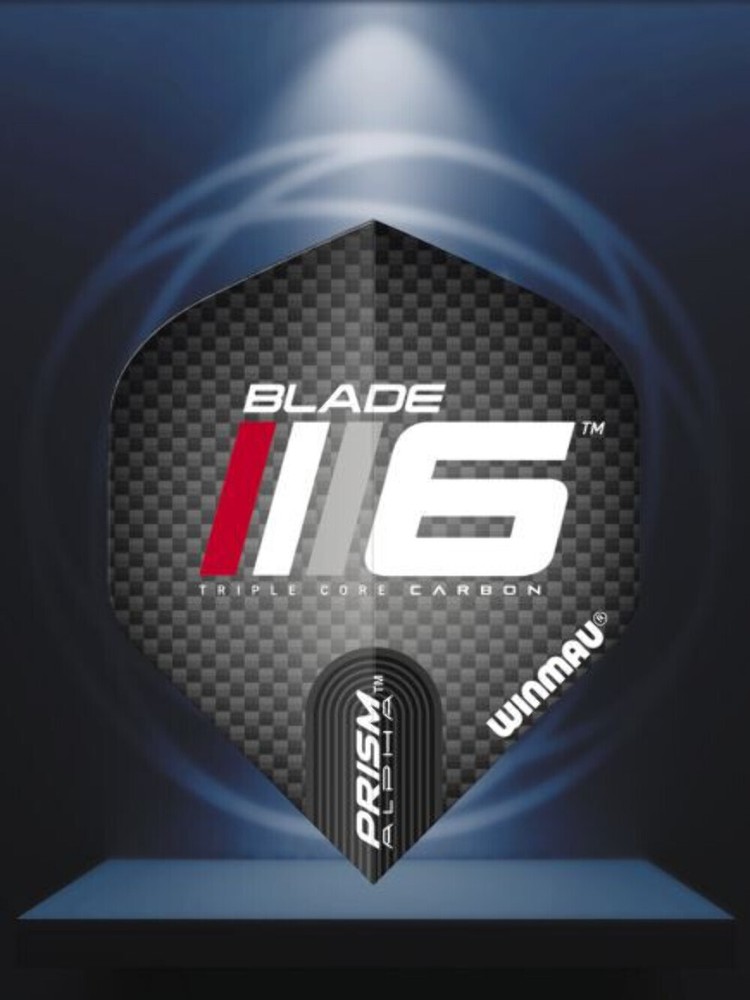 Winmau Prism Alpha Black & Red & Grey