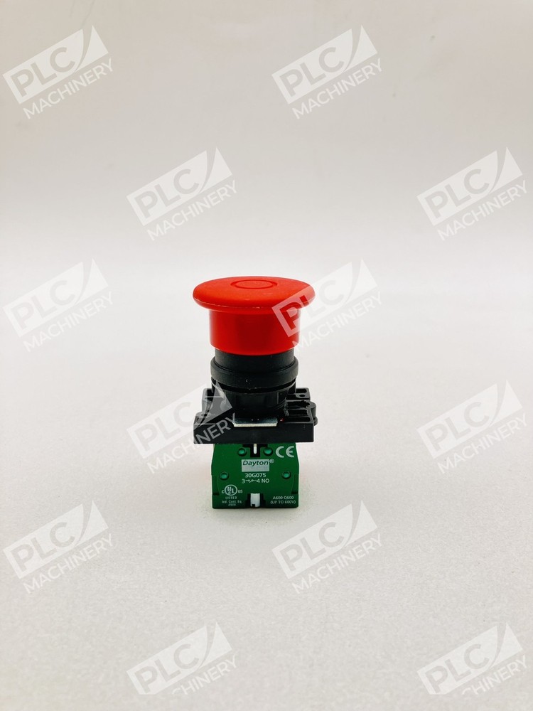 Dayton 30G250 Emergency Stop Push Button Red 22mm