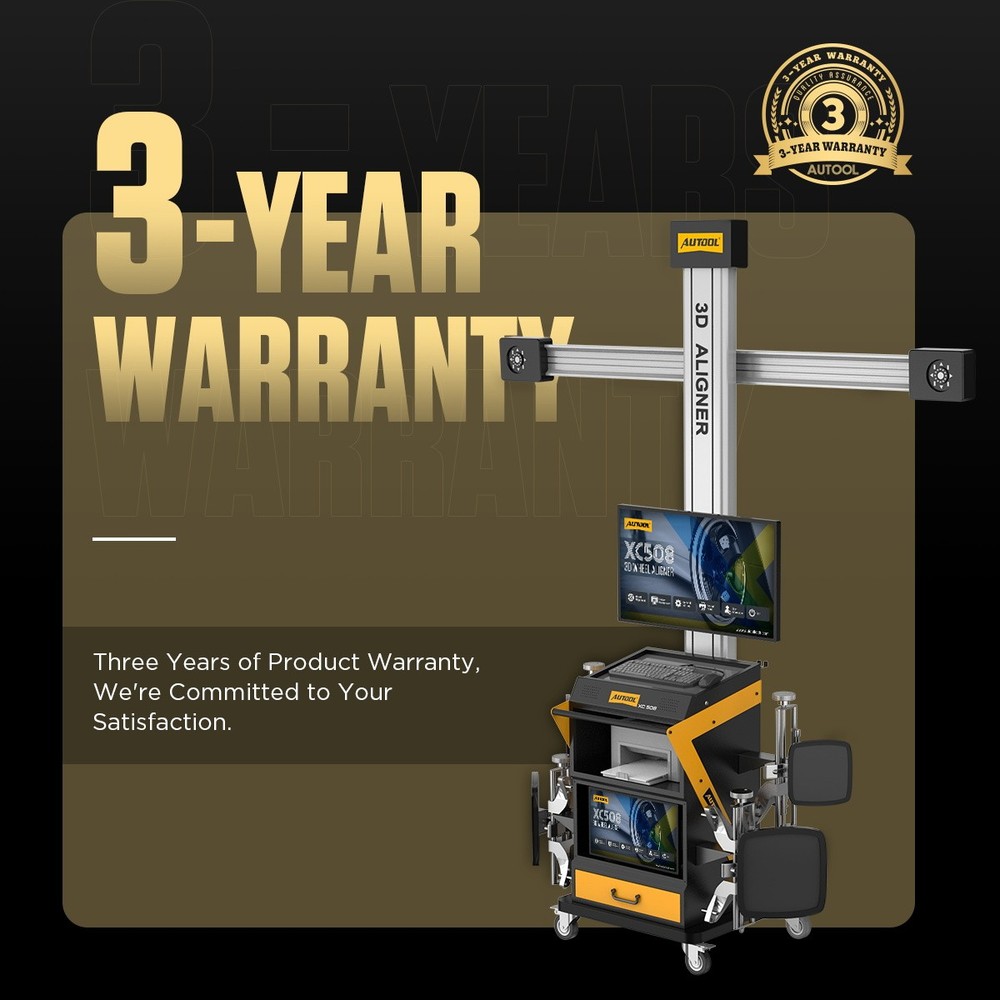 AUTOOL XC508 3D Wheel Alignment Machine Fully Automatic Tire Aligner System 110V