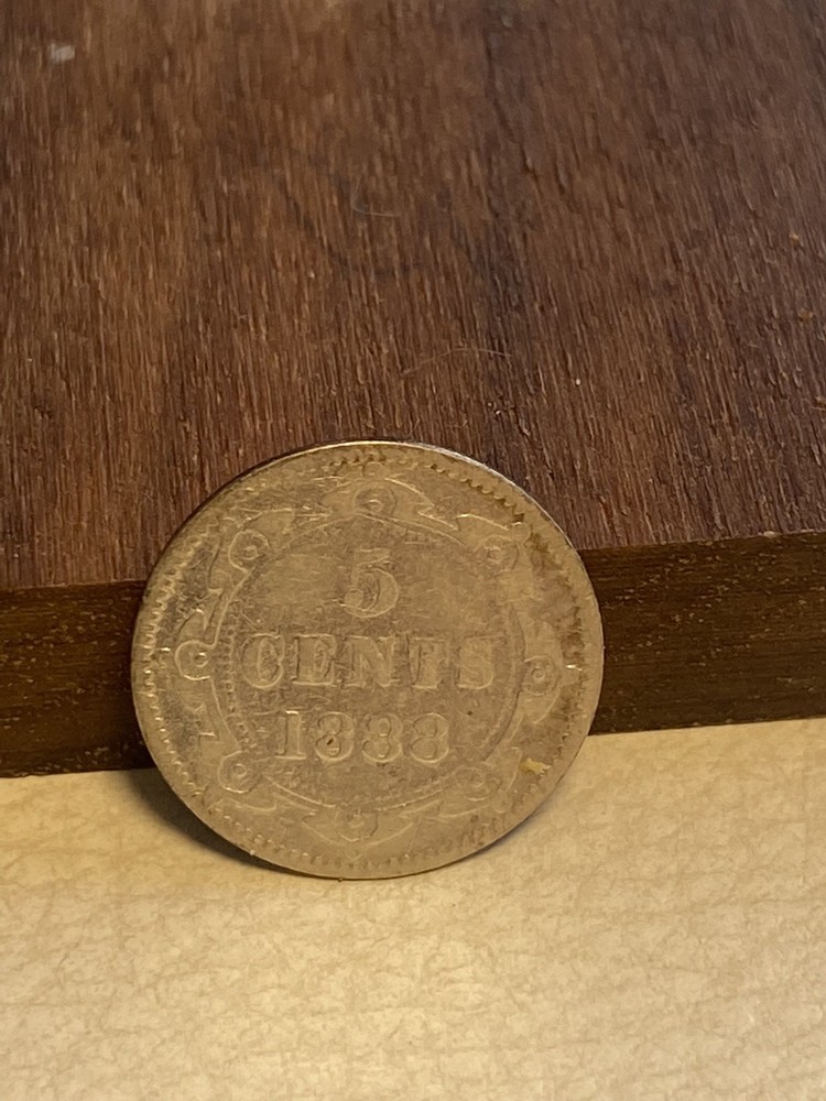 1888 Newfoundland 5 Cent