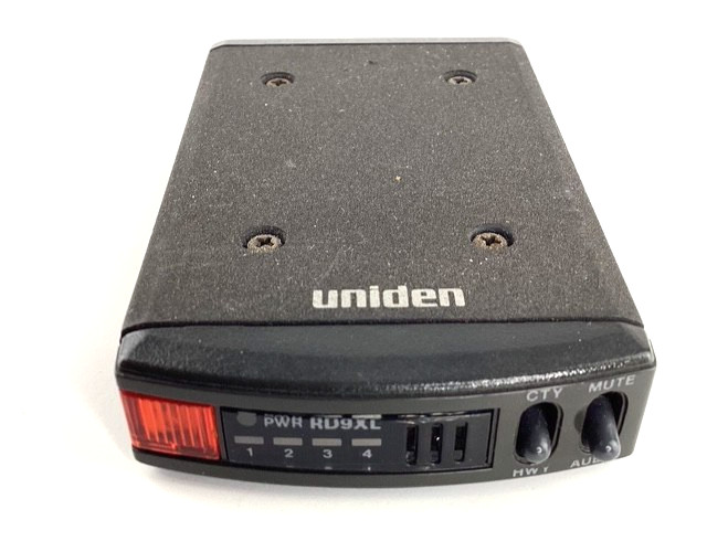 Uniden RD9 XL Radar Detector + Visor Mount + Power Cord **Untested**