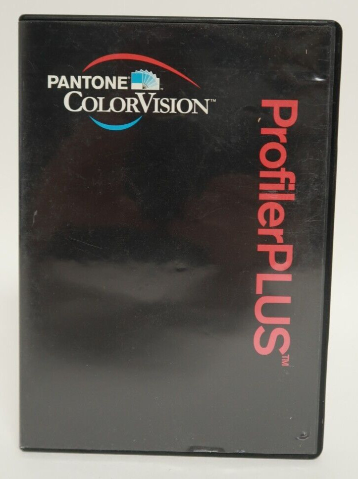 Pantone ColorVision ProfilerPLUS PC Computer Program Software 2002 Win/MAC