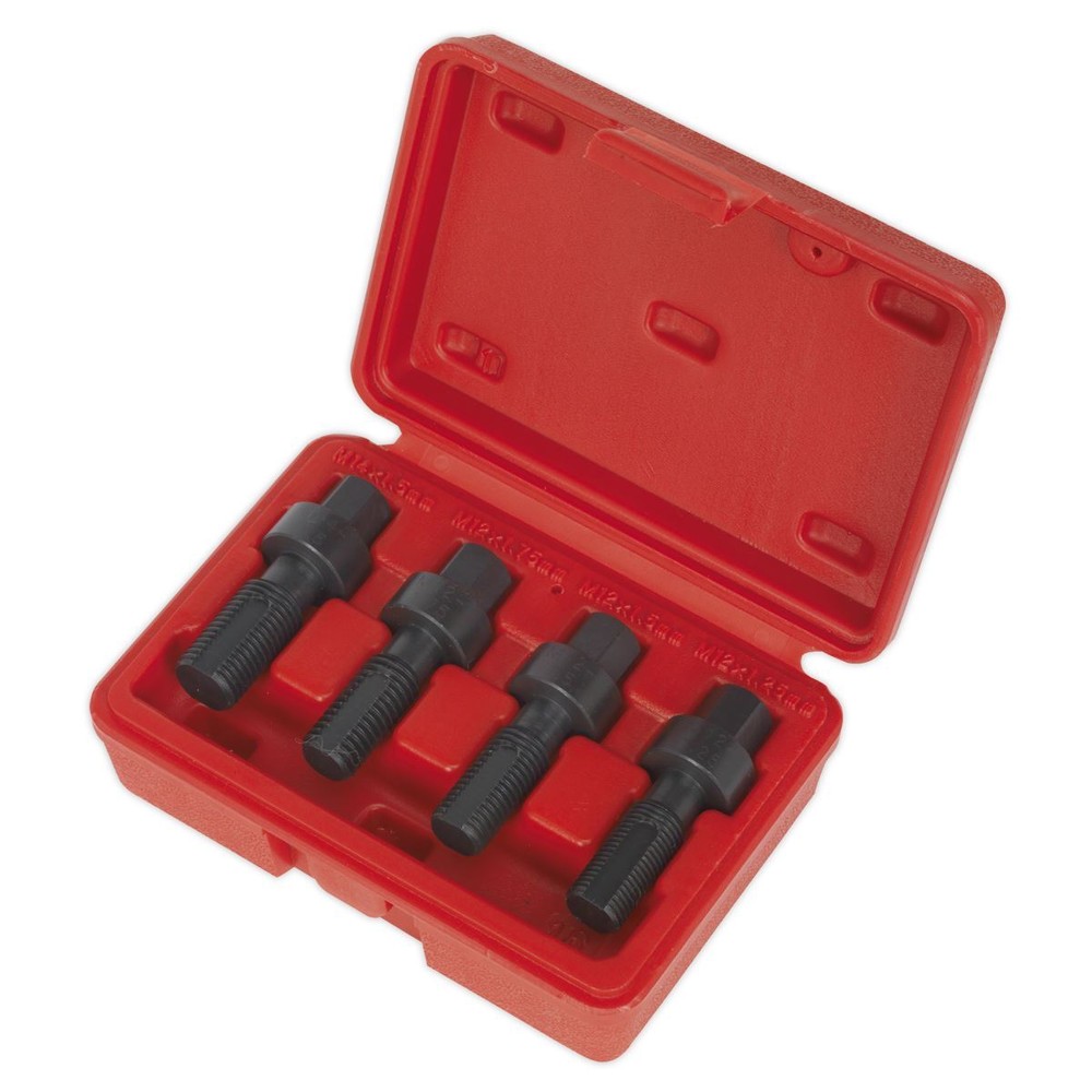 Sealey Wheel Bolt Thread Chasers M12 & M14 Garage Storage Case