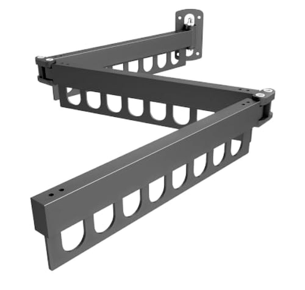 Clothes Drying Rack,Carbon Steel Collapsible Laundry Drying Rack Wall Mounted...