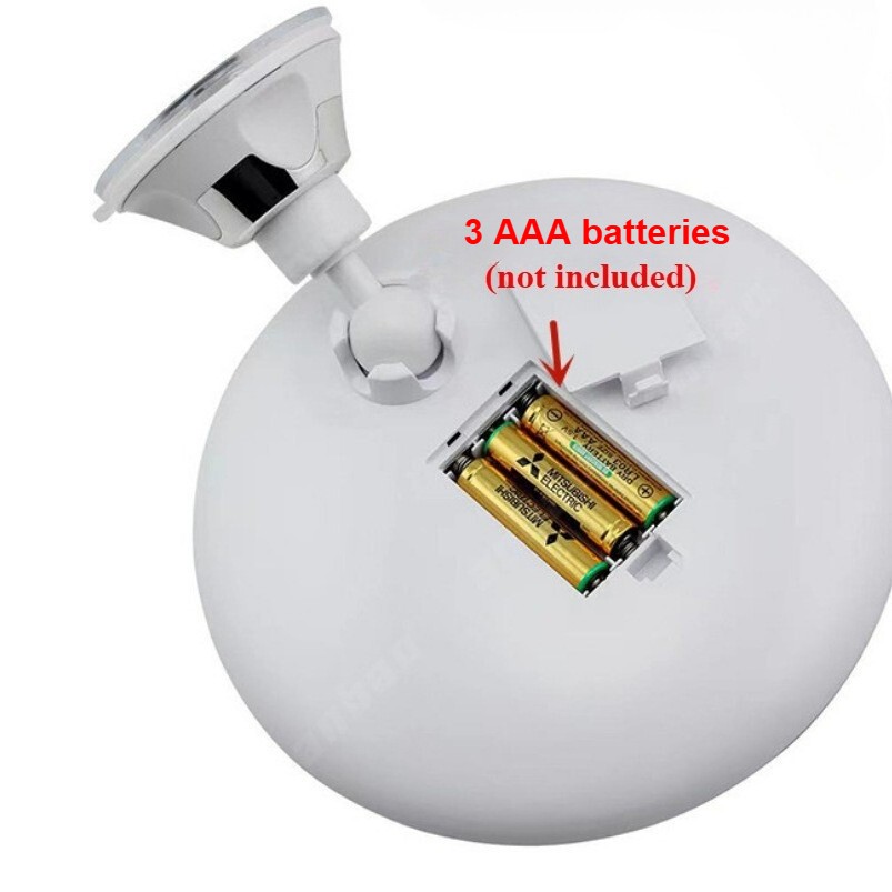 10X MAGNIFYING LIGHTED MAKEUP MIRROR Daylight LED Vanity Bathroom Travel Compact