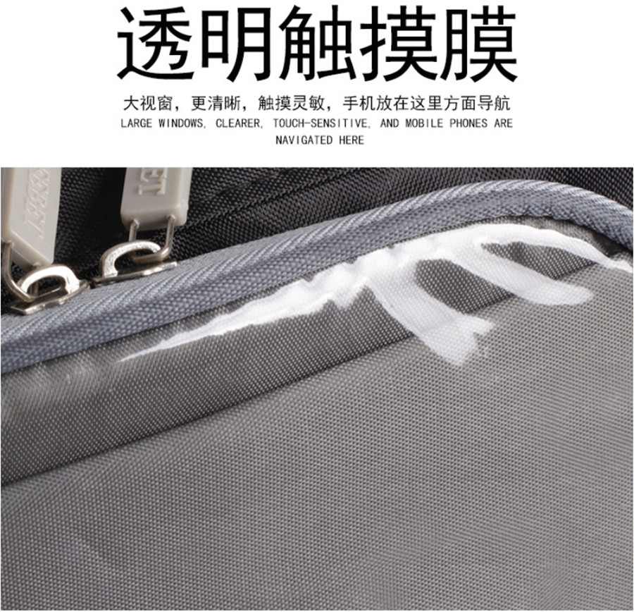Motorcycle Handlebar Storage Bag Front Fork Pouch Smartphone Pocket Waterproof