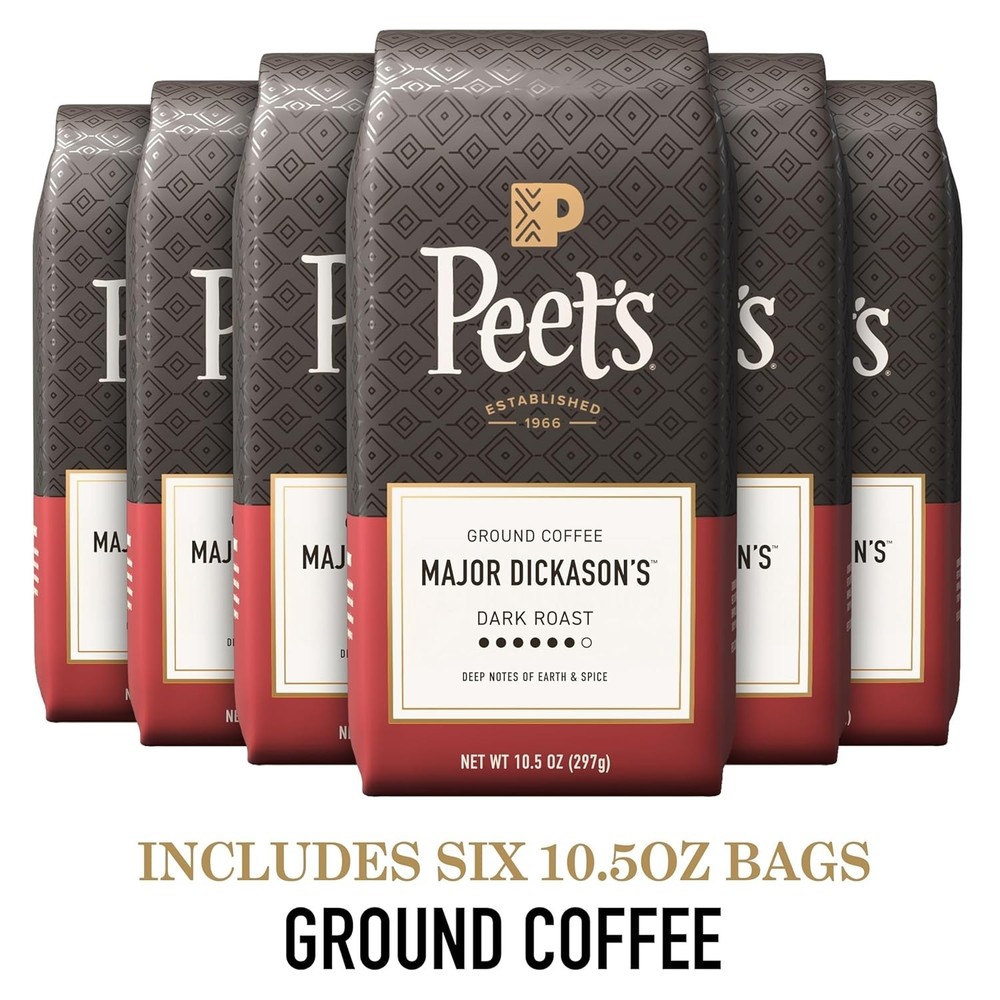 Major Dickason's Blend Ground Coffee, 6-Pack