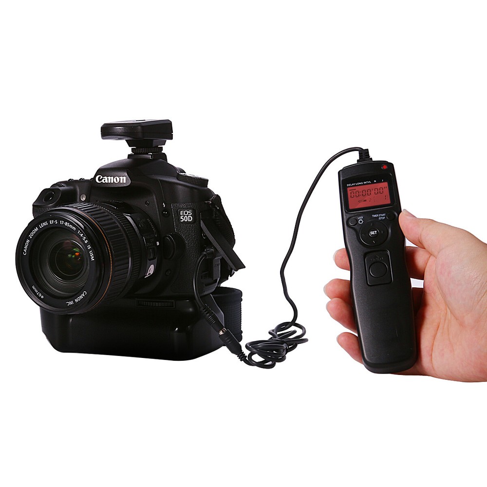 Timer Remote control intervalometer for Canon EOS 6D 7D 5D 50D 40D 30D Camera