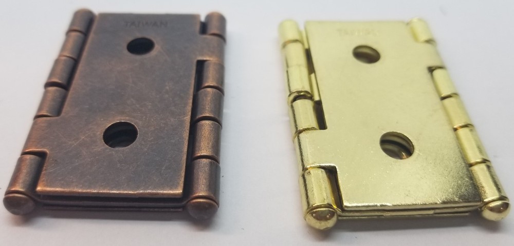 LARGE BRASS Plated Steel Double-Acting Folding Screen Hinge door open blind box