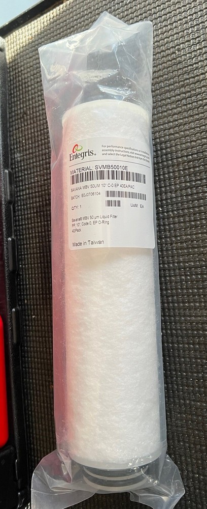 Entegris Savana MBV 50 UM Liquid Filter PP, 10”, Code 0, EP O-Ring