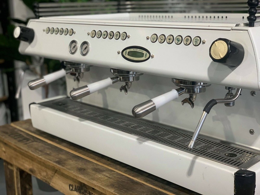 LA MARZOCCO FB80 3 GROUP MATTE WHITE SILVER ESPRESSO COFFEE MACHINE CUSTOM