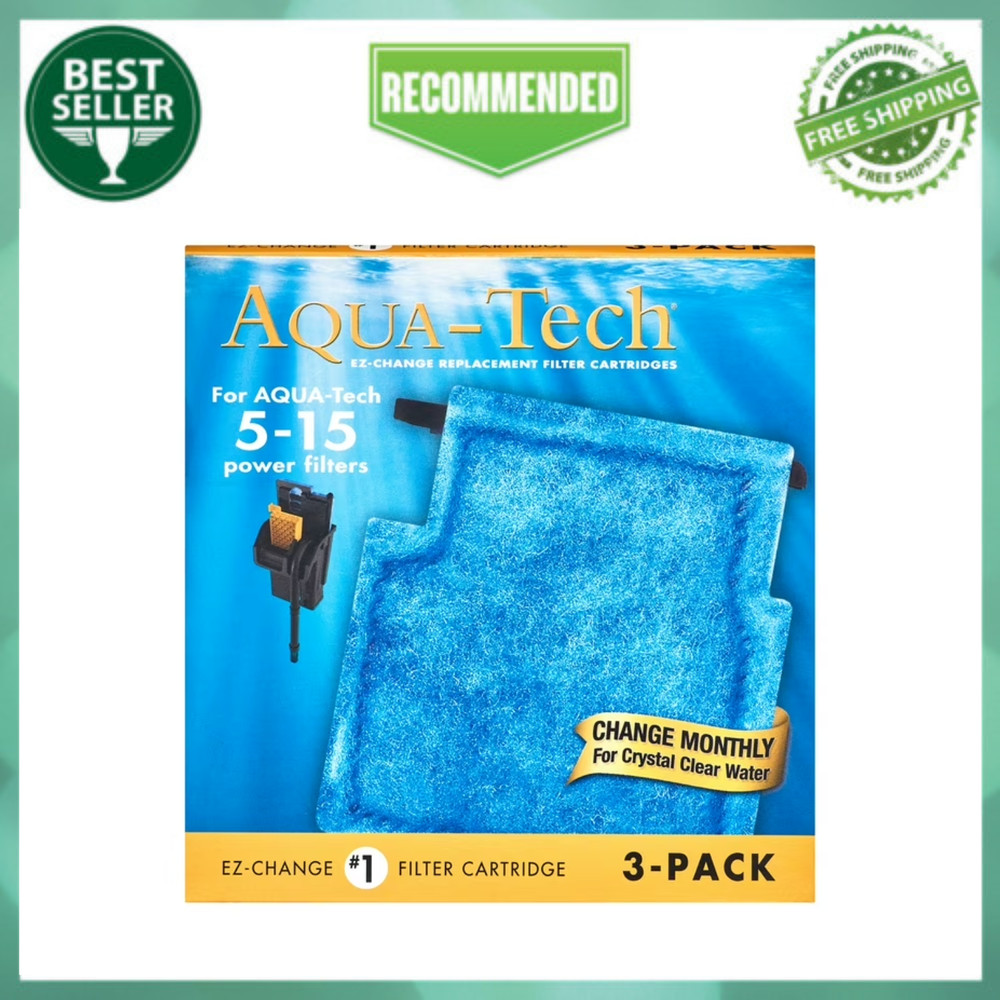 Aqua-Tech EZ-Change Replacement #1 Filter Cartridge for 5-15 Filters, 3 Pack