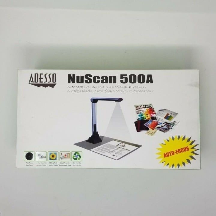 Adesso® NuScan 500A 5-Megapixel Auto-Focus Visual Presenter Open Box