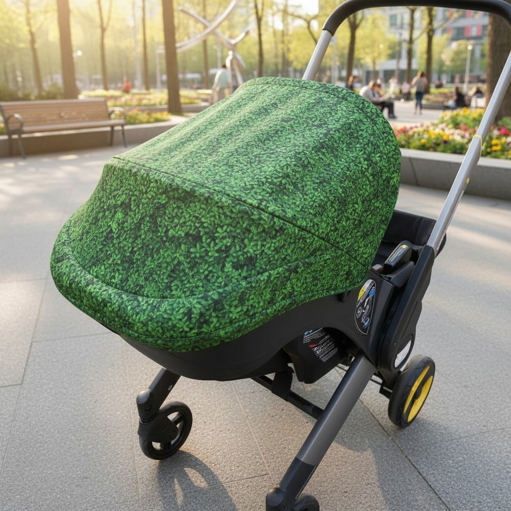 Single Stroller Sun Shade and Protection Shield with Shoulder Pads Included