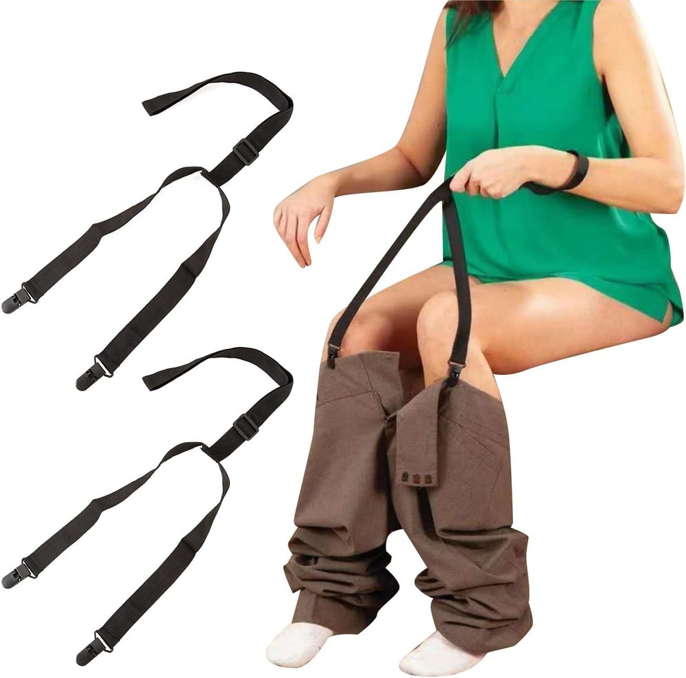 2pcs Clip and Pull Dressing Aid,Dressing Stick for Elderly,Handicap Accessori...