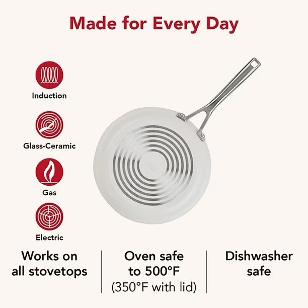 KitchenAid 10-Piece Hard-Anodized Ceramic Induction Cookware Set