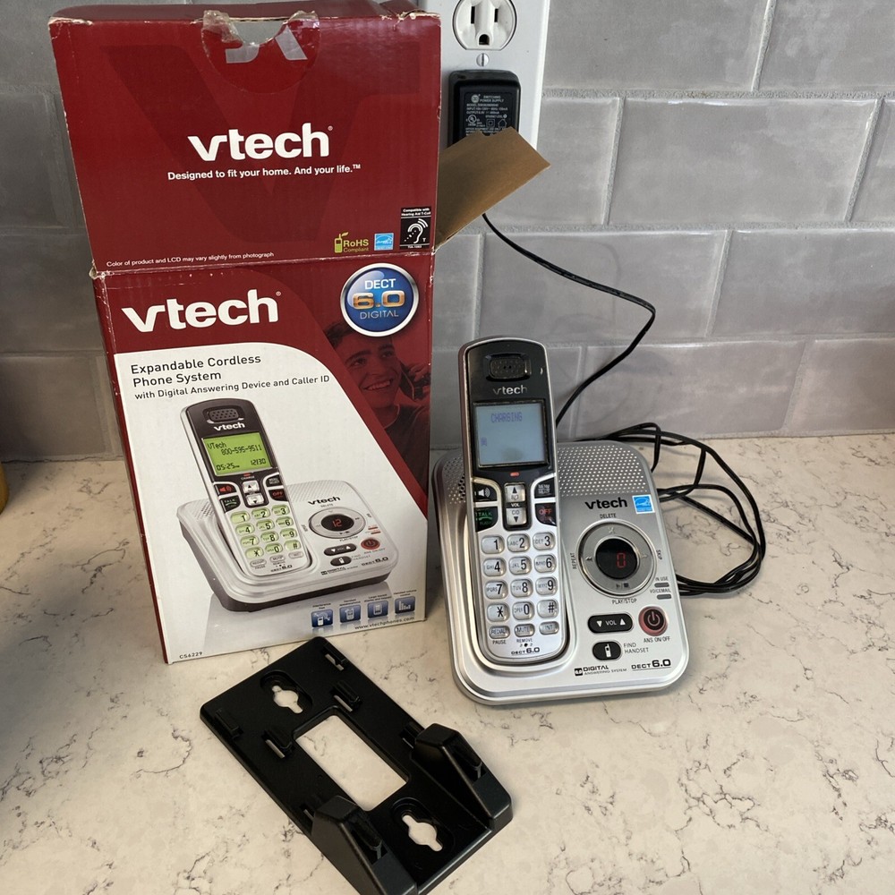 Vtech CS6229 DECT 6.0 Digital  Cordless Answering System Handset Untested