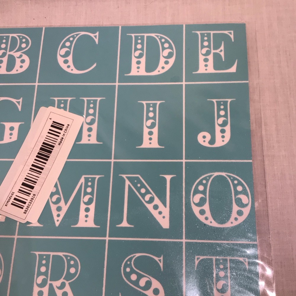 Chalk Transfers 4 Different Alphabets