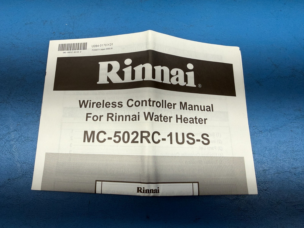 Rinnai MC-502RC-1US-MS Replacement Wireless Controller Set