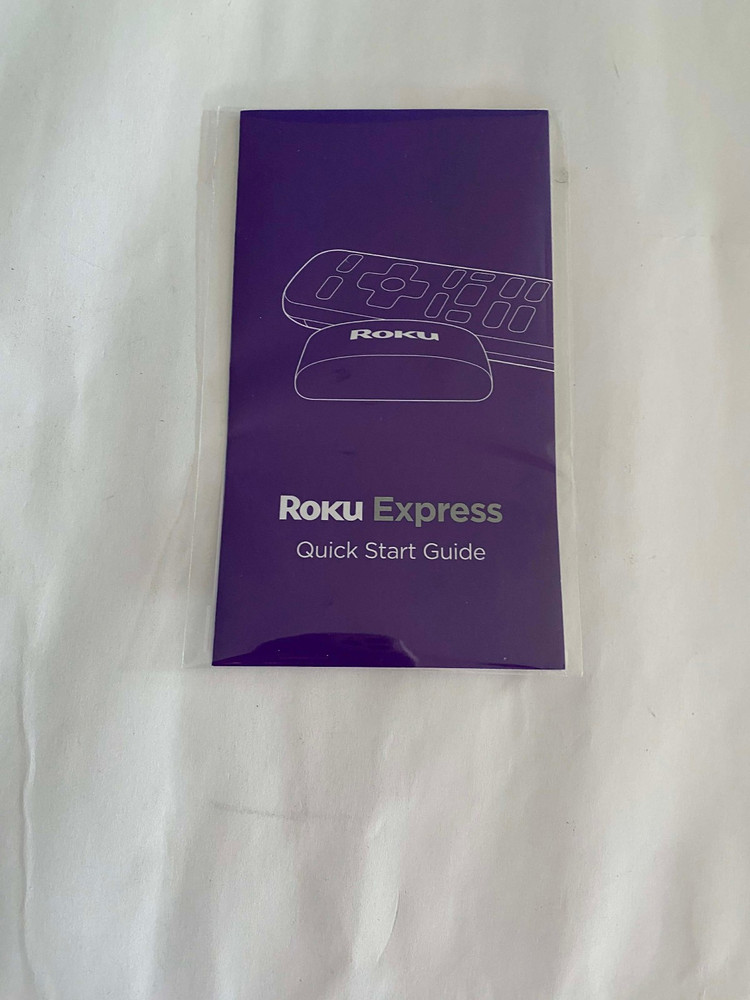 Roku Express Quick Start Guide Booklet/pamplet NEW