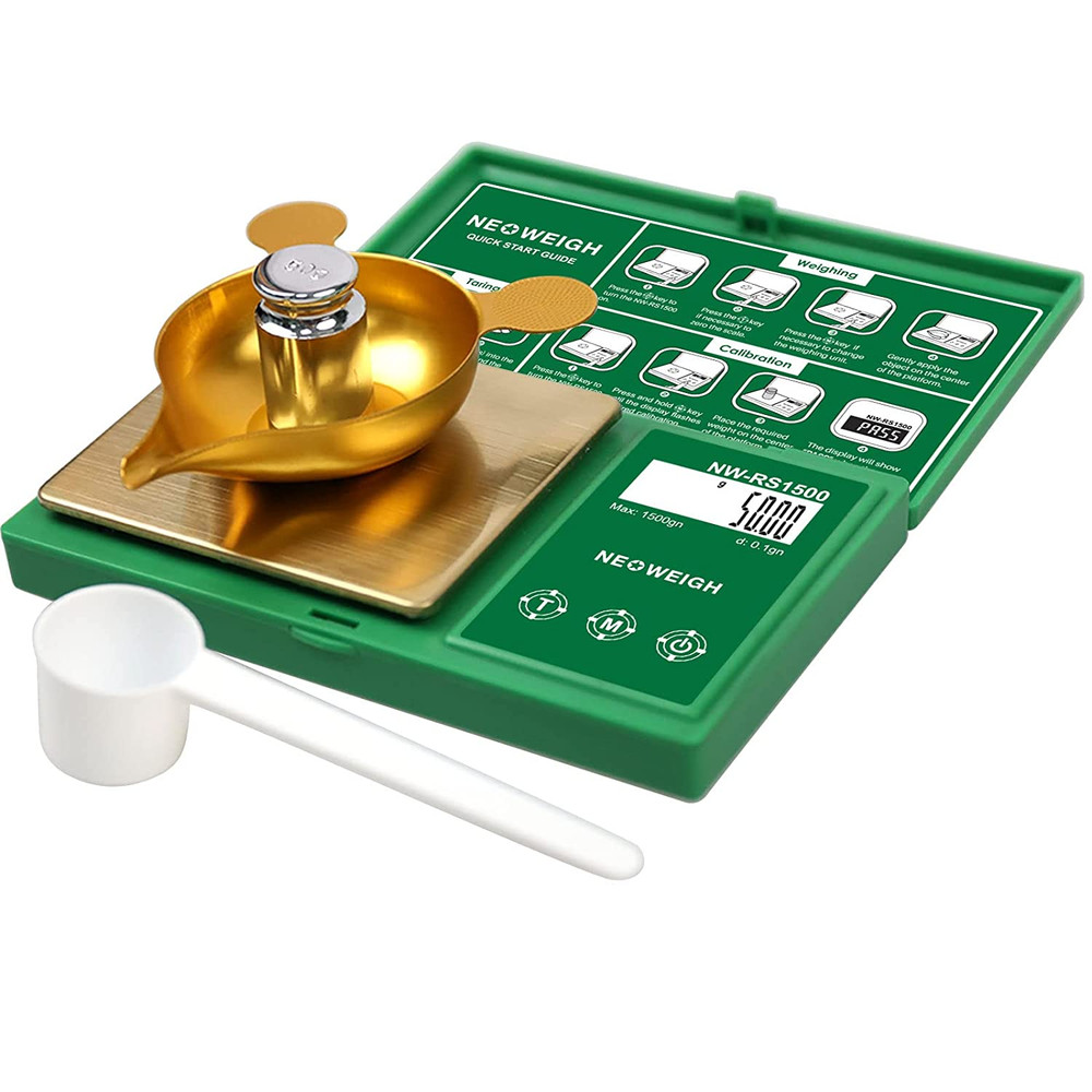 Reloading Scale, Powder Scale for Reloading, 1500 Grains X 0.1 Gn, Digital Powde