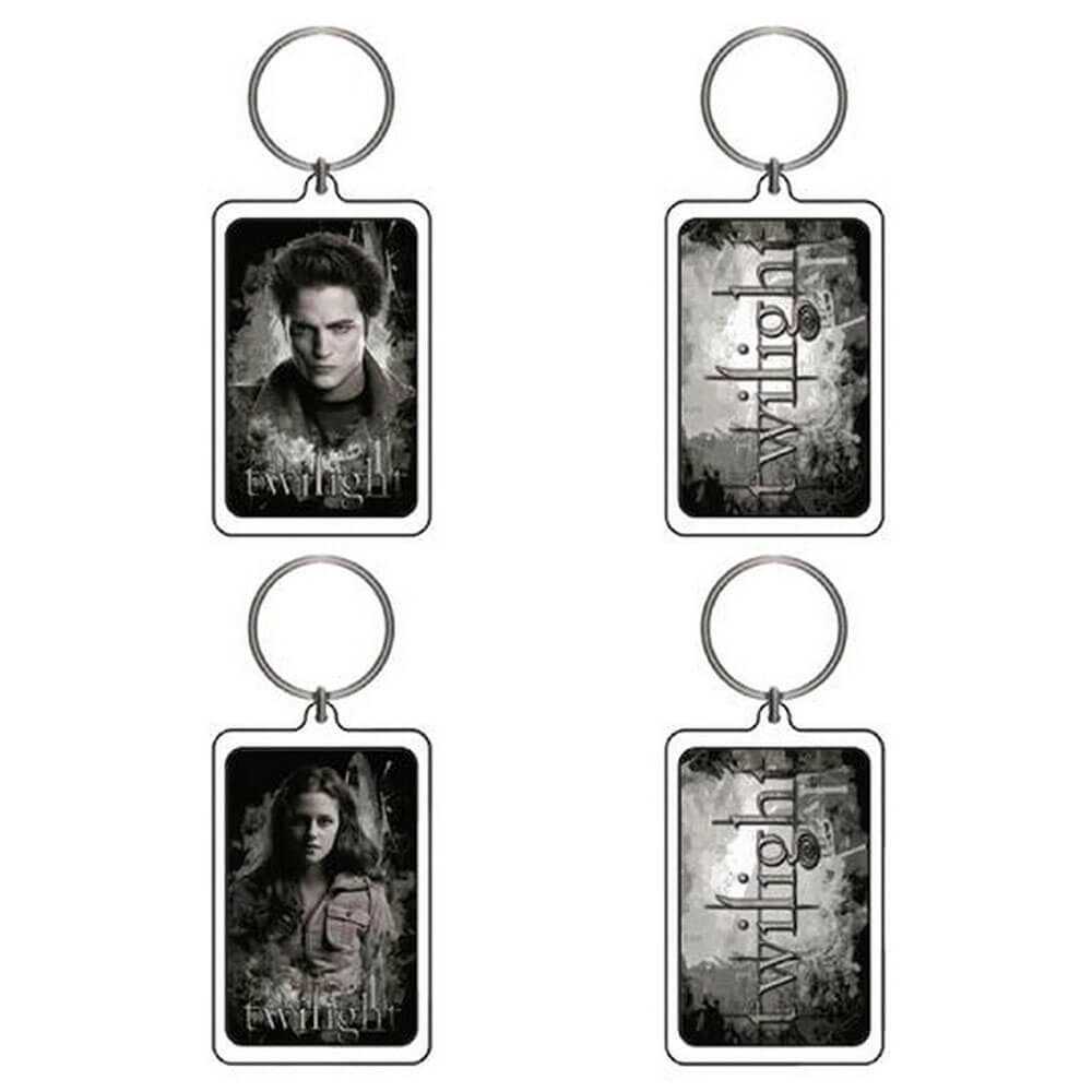 Highly Collectable Twilight Lucite Keychain A&B - Edward & Bella BTS Version