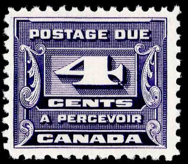 Canada Scott J13 Mint never hinged.