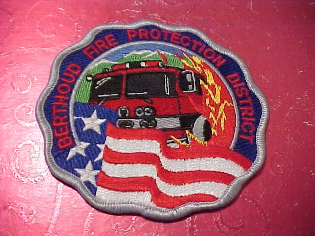 BERTHOUD COLORADO FIRE DEPARTMENT PATCH SHOULDER SIZE UNUSED