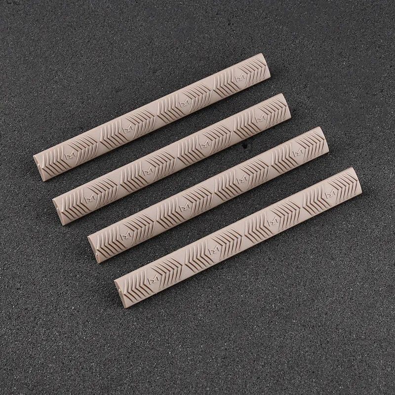 M-LOK System Rail Protector Covers Protection Covers 4pcs For Mlok Rail