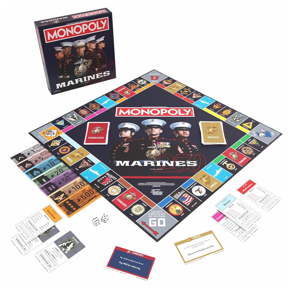 Monopoly: Marines 250th Anniversary Edition USMC