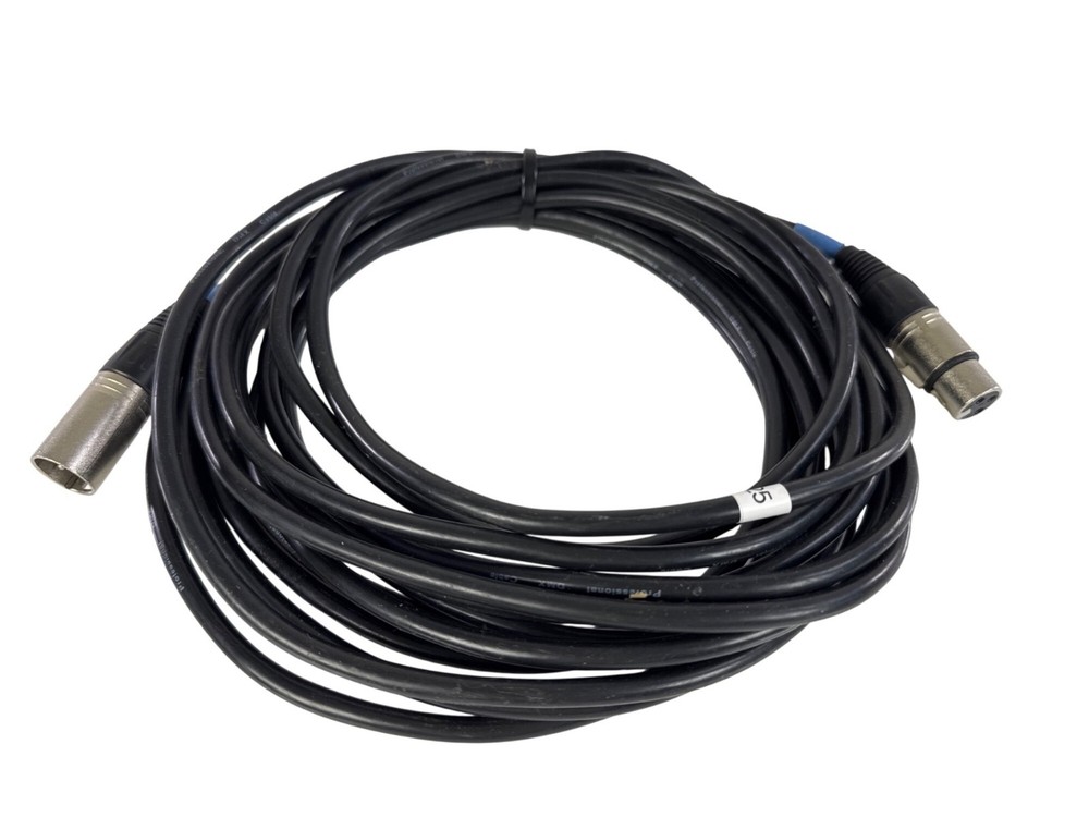 Unbranded 25ft Professional DMX Cable Black
